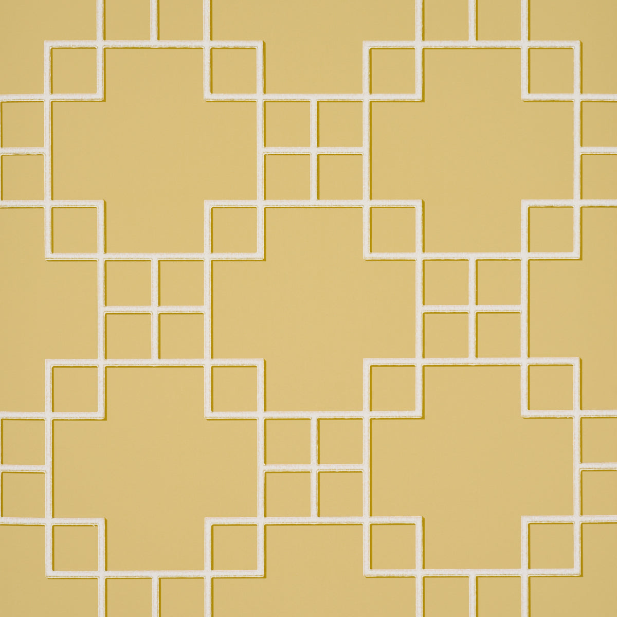 Georgette Trellis wallpaper in buttercup color - pattern number 5016500 - by Schumacher in the A Love Affair collection