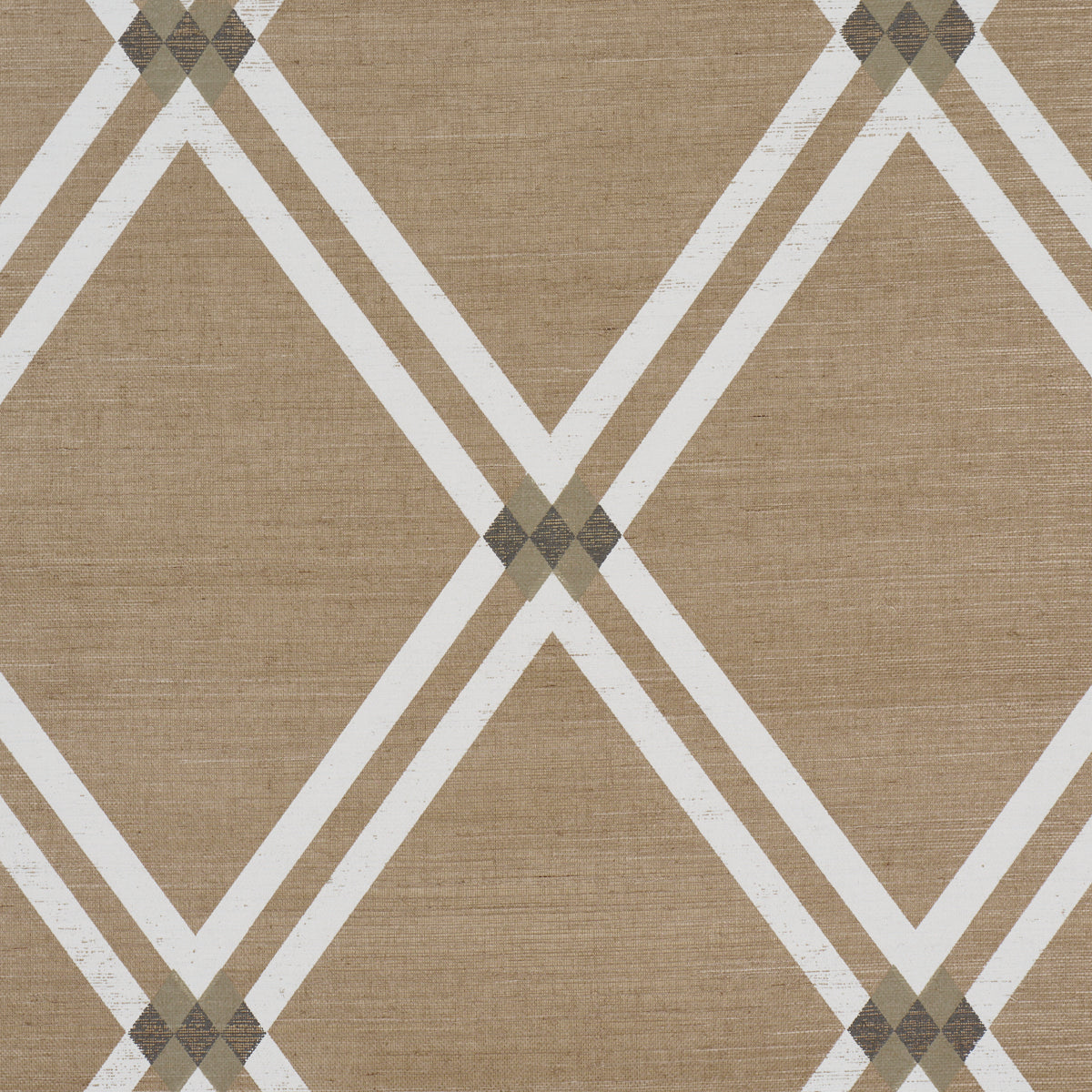 Asolo Sisal Wallpaper in sepia color - pattern number 5016541 - by Schumacher in the Perennial Favorites collection