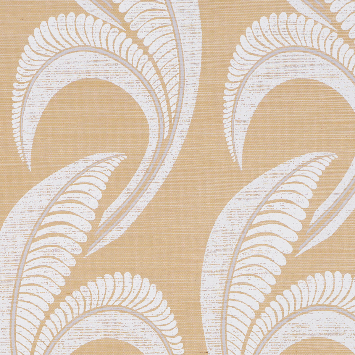 Banana Leaf Sisal wallpaper in oatmeal color - pattern number 5016550 - by Schumacher in the Textured and Woven Wallcoverings collection