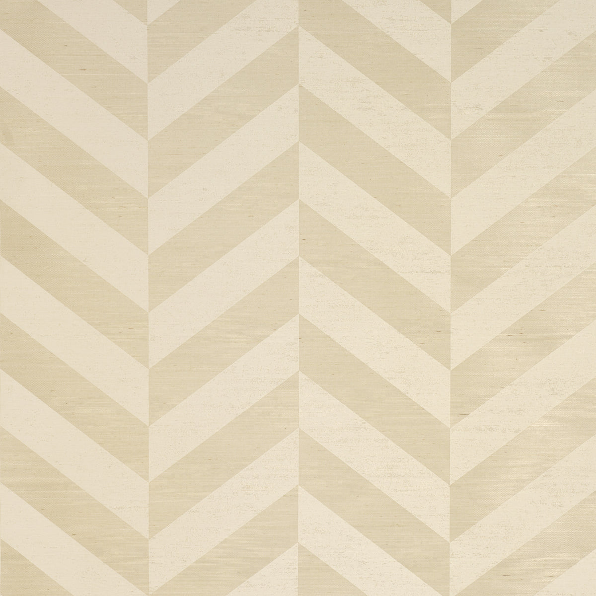 Staggered Chevron Sisal wallpaper in ivory color - pattern number 5016560 - by Schumacher in the Textured and Woven Wallcoverings collection