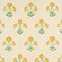 Saranda Flower Sisal wallpaper in marigold color - pattern number 5016670 - by Schumacher in the Perennial Favorites collection