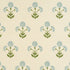 Saranda Flower Sisal wallpaper in sky color - pattern number 5016671 - by Schumacher in the Perennial Favorites collection