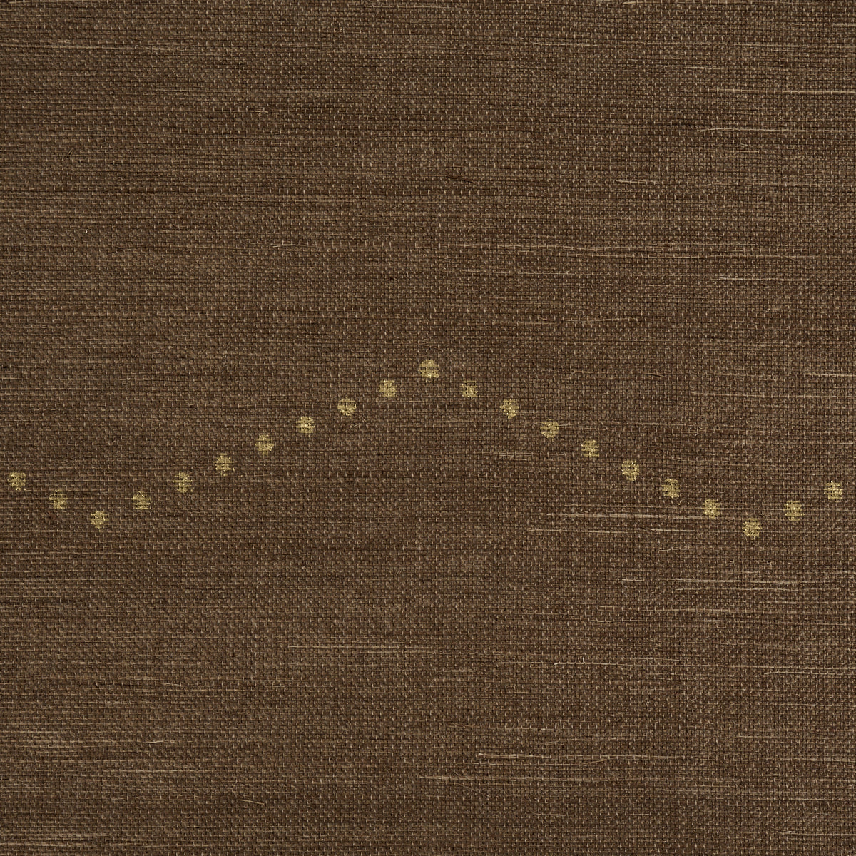Rivet Stripe Sisal Wallpaper in sepia color - pattern number 5016712 - by Schumacher in the Perennial Favorites collection