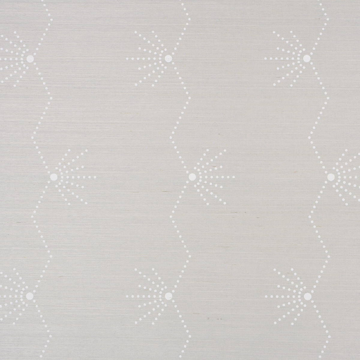 Royere Stripe Sisal wallpaper in dove color - pattern number 5016720 - by Schumacher in the Textured and Woven Wallcoverings collection