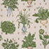 Green Grocer wallpaper in parchment color - pattern number 5016781 - by Schumacher in the Cloud Nine collection