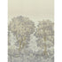 La Foret 3 Panel Set wallpaper in oyster forest color - pattern number 5016823 - by Schumacher in the Johnson Hartig for Libertine collection