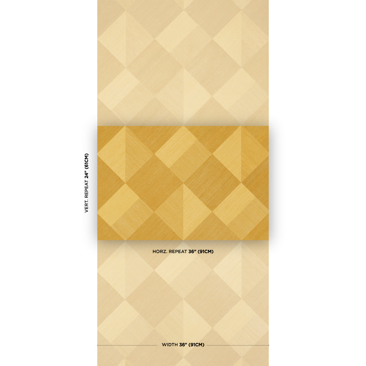 Maestro Wallpaper in tanlines color - pattern number 5016882 - by Schumacher in the Backdrop I collection