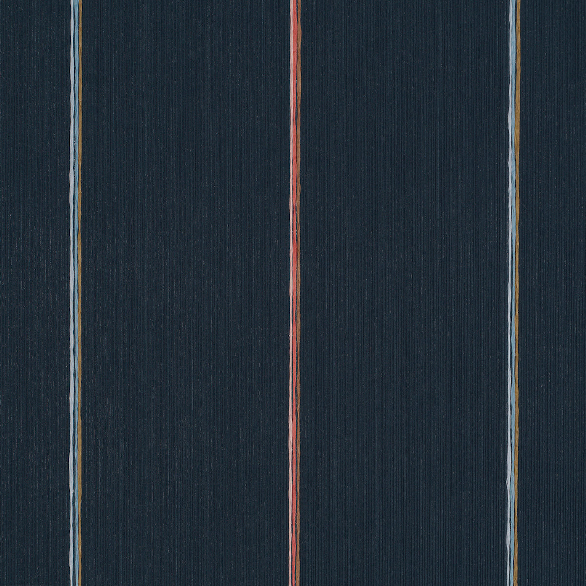 Draper Stripe Wallpaper in surf camp color - pattern number 5016891 - by Schumacher in the Backdrop I collection