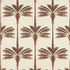 A Palm Is A Palm Sisal wallpaper in chocolate meets tobacco color - pattern number 5016960 - by Schumacher in the Johanna Ortiz collection