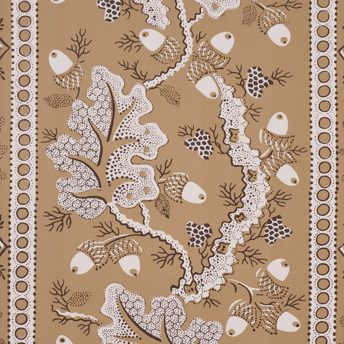 Richmond House Wallpaper in saffron color - pattern number 5017010 - by Schumacher in the A Country Life collection