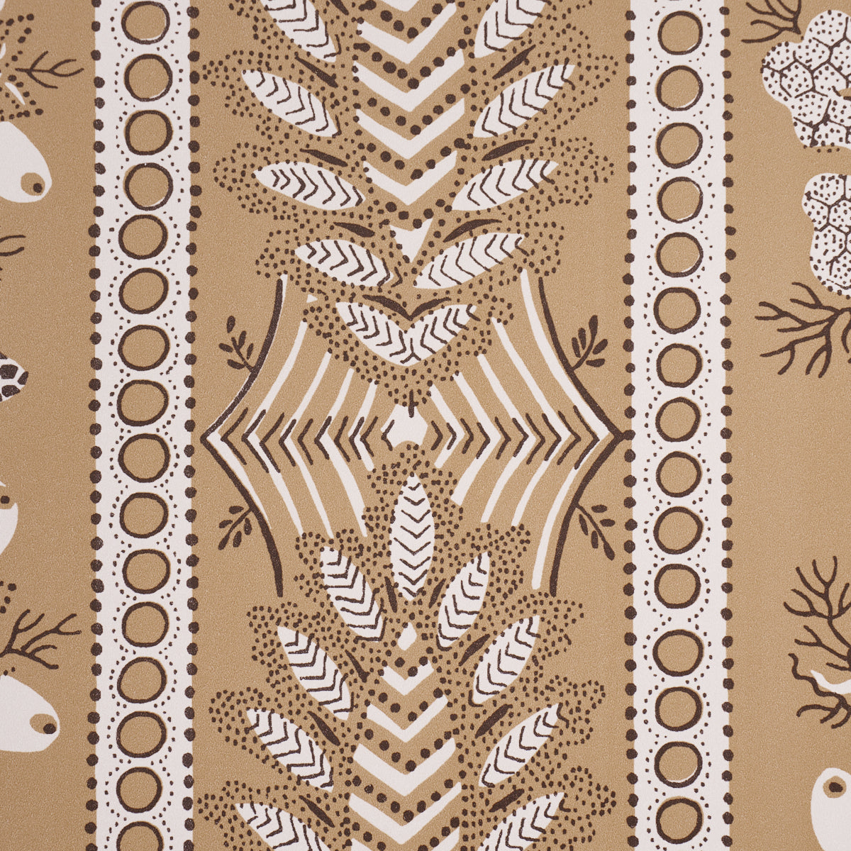 Richmond House Wallpaper in saffron color - pattern number 5017010 - by Schumacher in the A Country Life collection