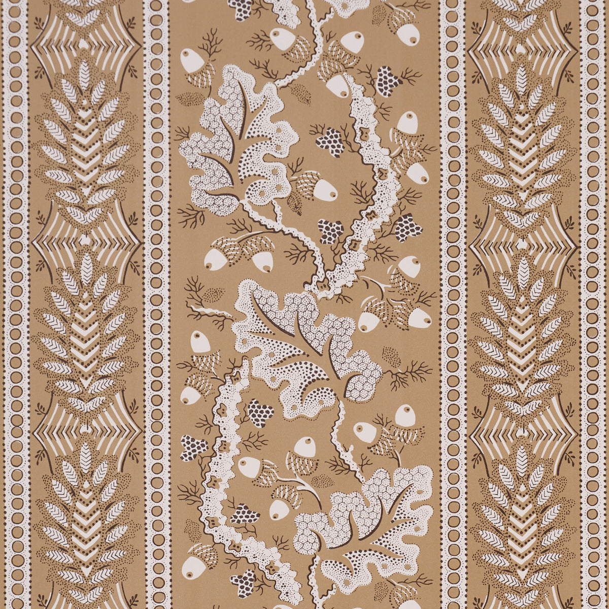 Richmond House Wallpaper in saffron color - pattern number 5017010 - by Schumacher in the A Country Life collection
