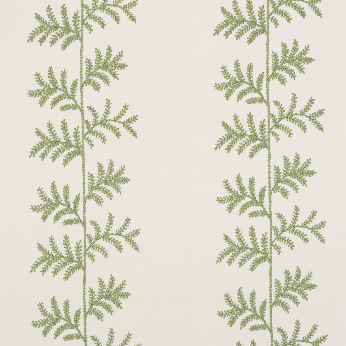 Eloise Embroidery Wallpaper in sage color - pattern number 5017100 - by Schumacher in the New Traditional collection