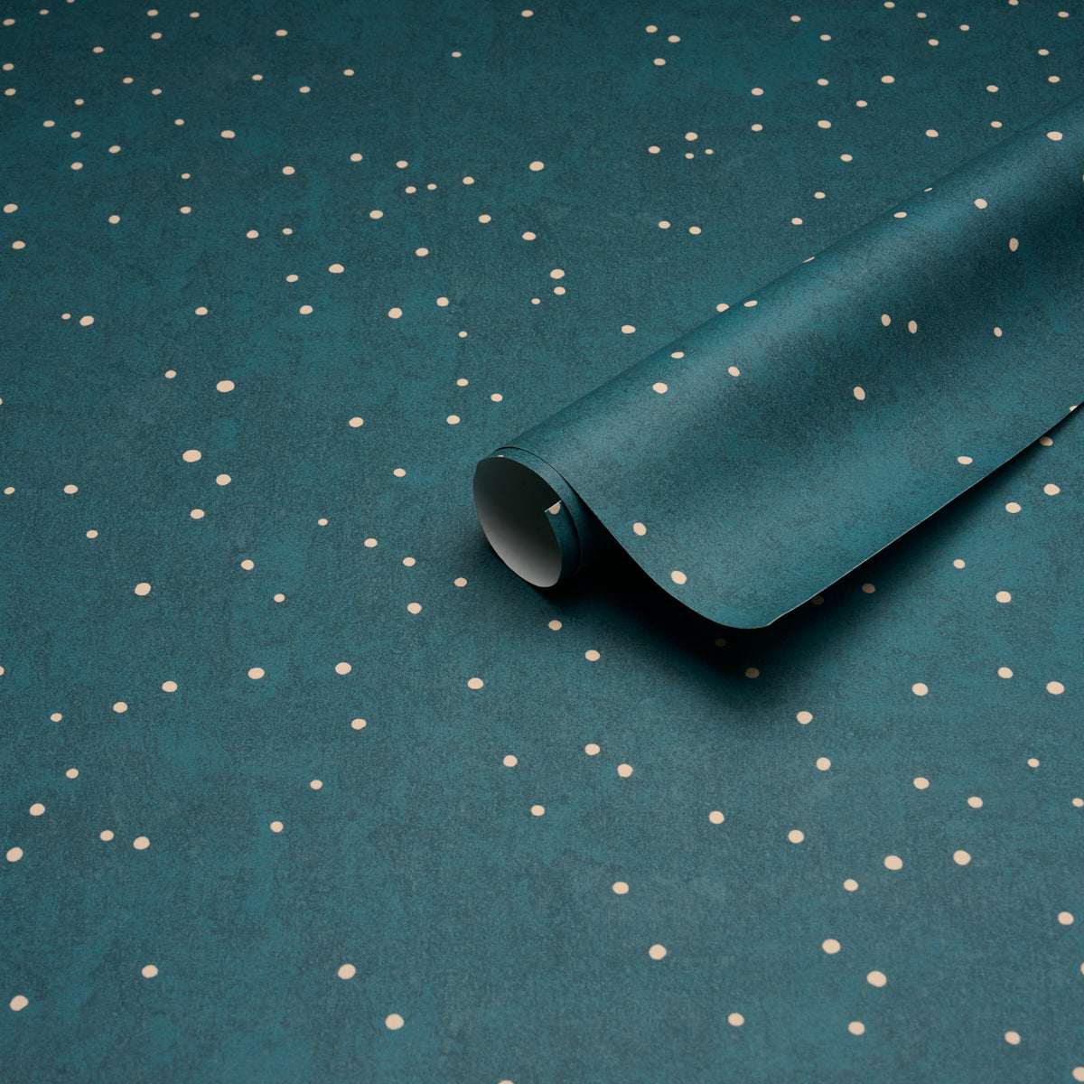 Brindille Starry Sky Wallpaper in peacock color - pattern number 5017120 - by Schumacher in the Colette Cosentino collection