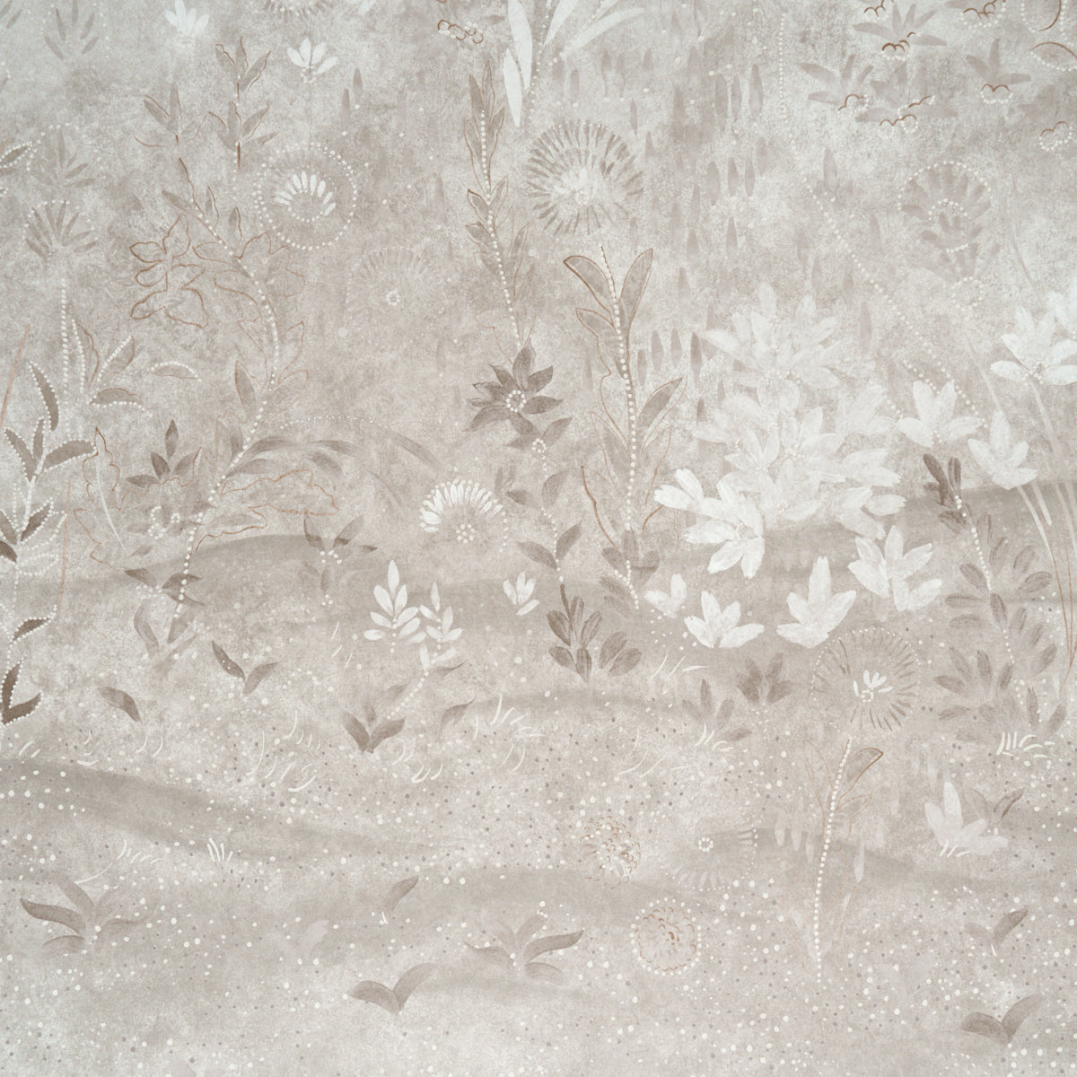 Sublime 4 Panel Set Wallpaper in grisaille color - pattern number 5017130 - by Schumacher in the Colette Cosentino collection