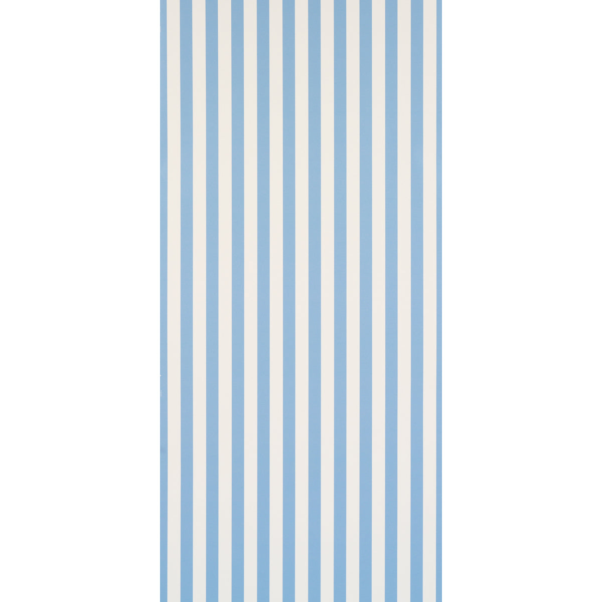 Emma Stripe Wallpaper in Delft color - pattern number 5017226 - by Schumacher in the Stars and Stripes collection