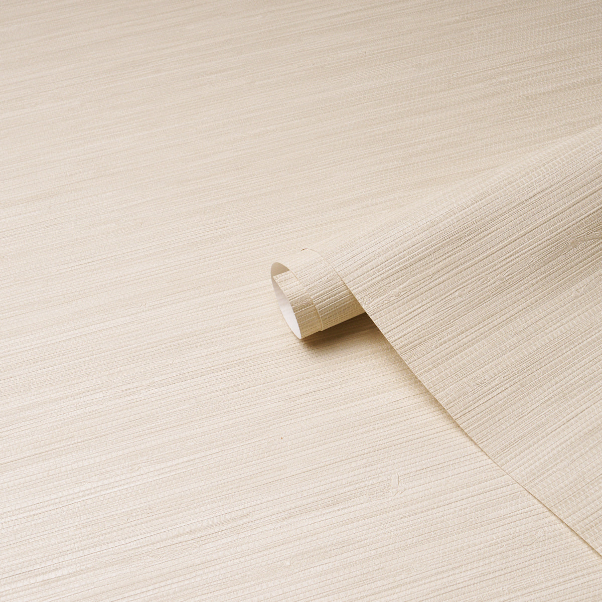 Horizon Grasscloth Vinyl Wallpaper in cream color - pattern number 5017271 - by Schumacher in the Schumacher Utility collection