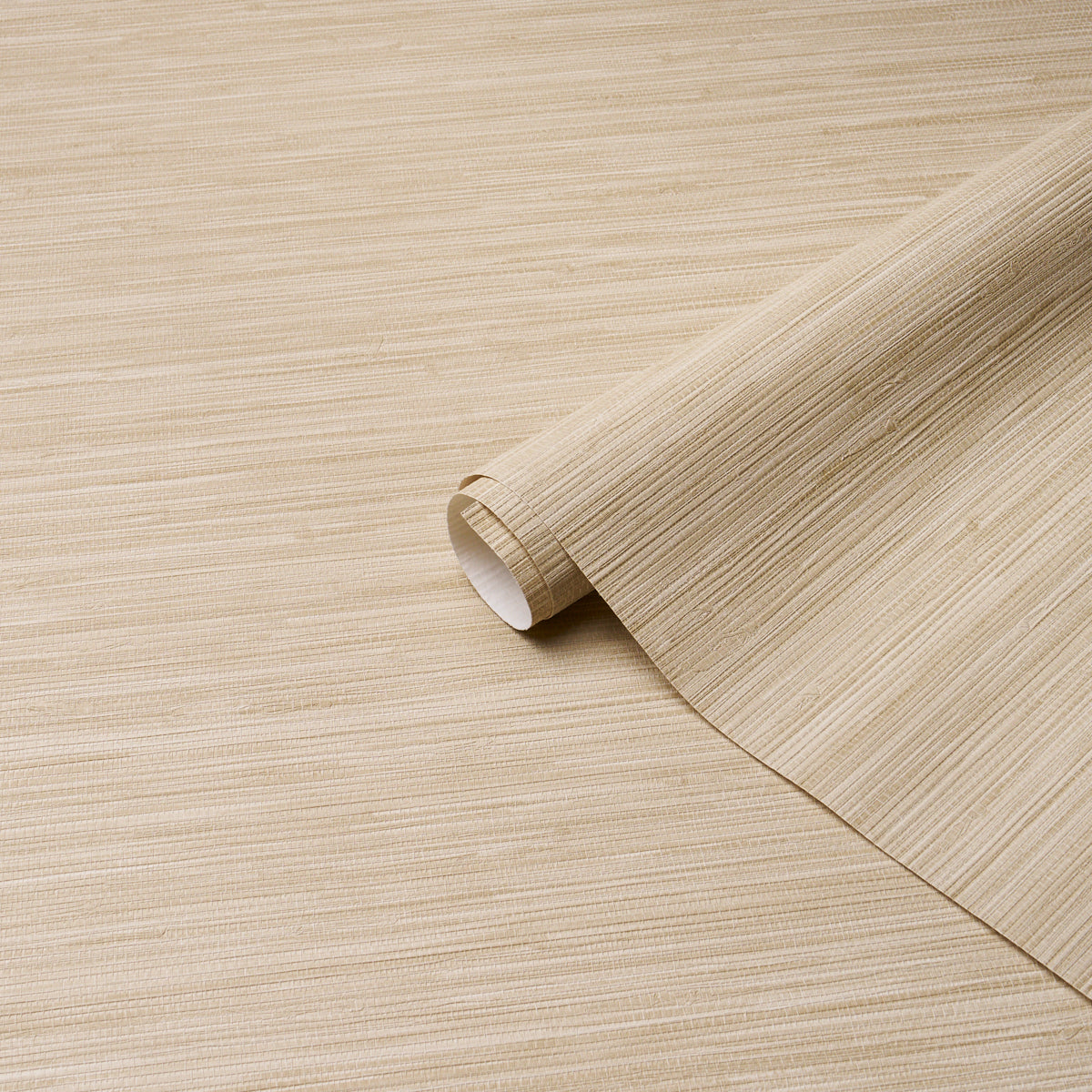 Horizon Grasscloth Vinyl Wallpaper in wheat color - pattern number 5017272 - by Schumacher in the Schumacher Utility collection