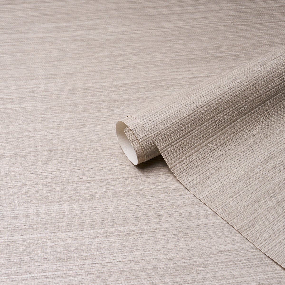 Horizon Grasscloth Vinyl Wallpaper in grey color - pattern number 5017275 - by Schumacher in the Schumacher Utility collection