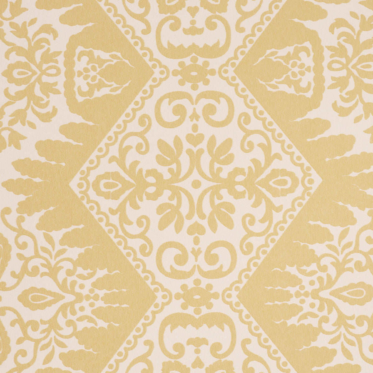 Berkeley Wallpaper in straw color - pattern number 5017312 - by Schumacher in the Williamsburg collection