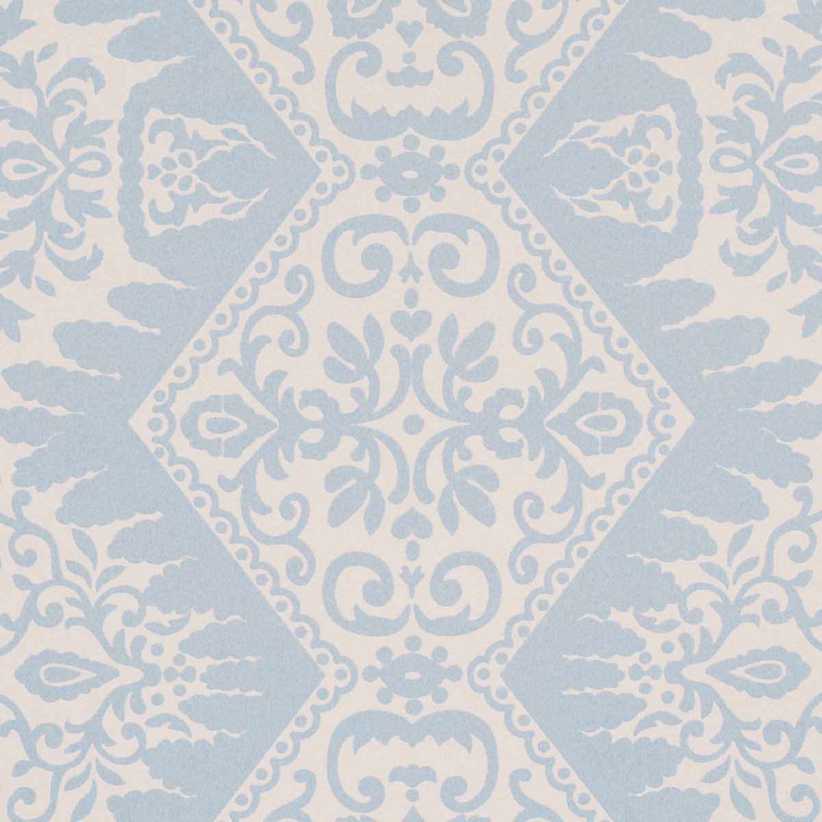 Berkeley Wallpaper in hydrangea color - pattern number 5017313 - by Schumacher in the Williamsburg collection