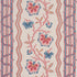 Parvati Floral Stripe Wallpaper in vermilion color - pattern number 5017331 - by Schumacher in the Williamsburg collection