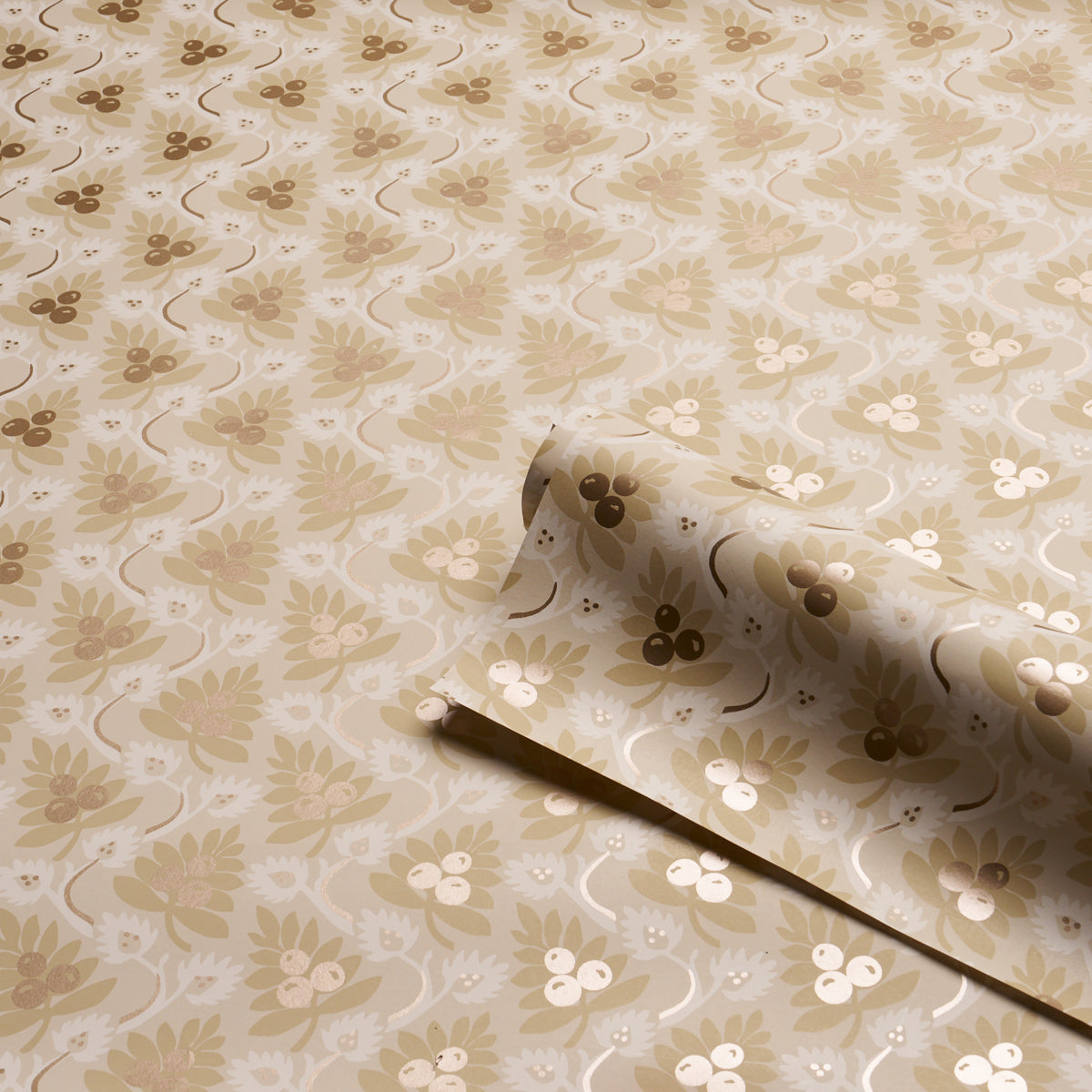 Custis Orchard Wallpaper in twig color - pattern number 5017340 - by Schumacher in the Williamsburg collection
