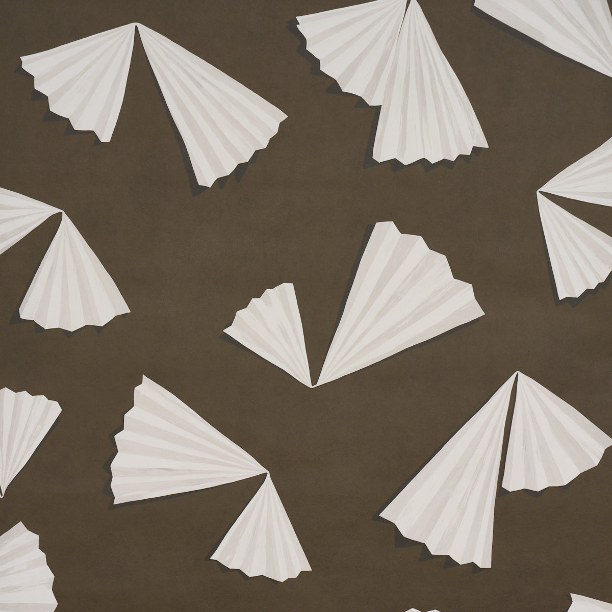 Antoinette Wallpaper in espresso color - pattern number 5017350 - by Schumacher in the Backdrop I collection