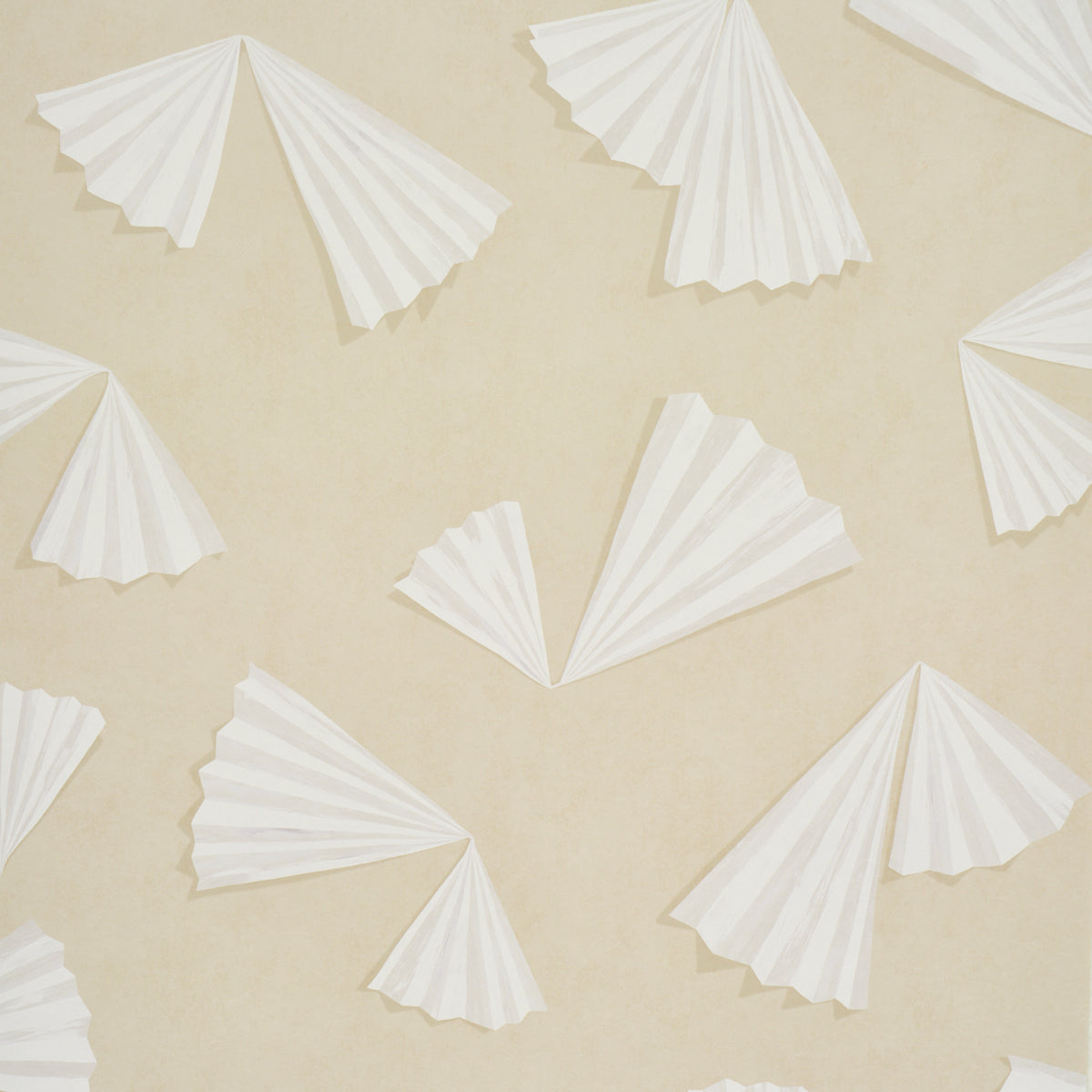 Antoinette Wallpaper in warm white color - pattern number 5017352 - by Schumacher in the Backdrop I collection