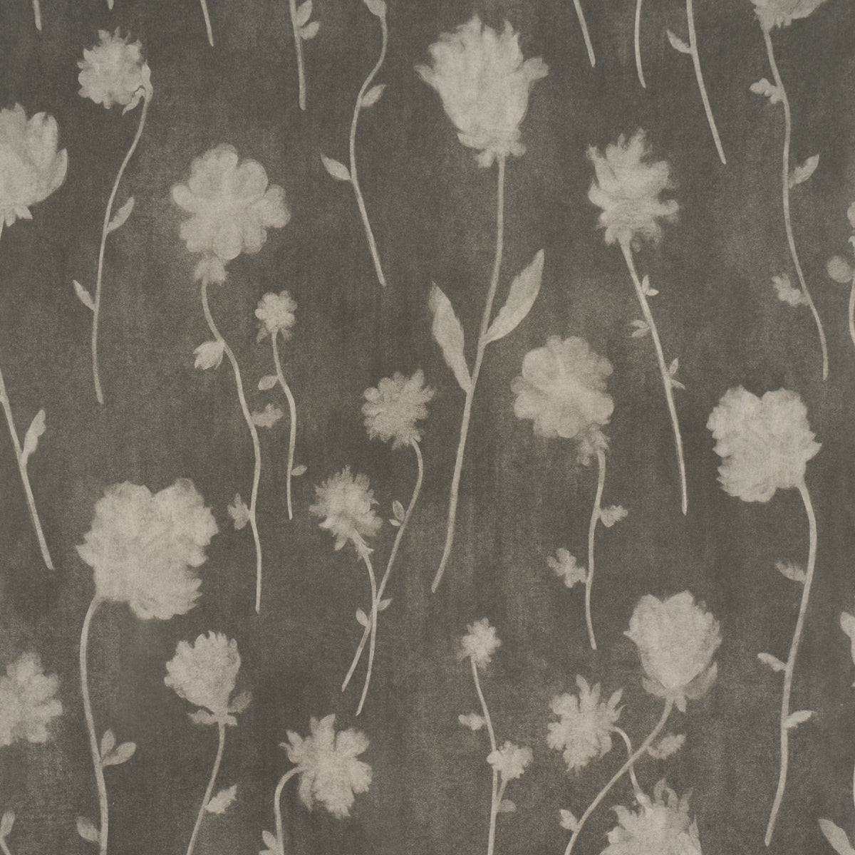 Before Midnight Wallpaper in charcoal color - pattern number 5017360 - by Schumacher in the Backdrop I collection