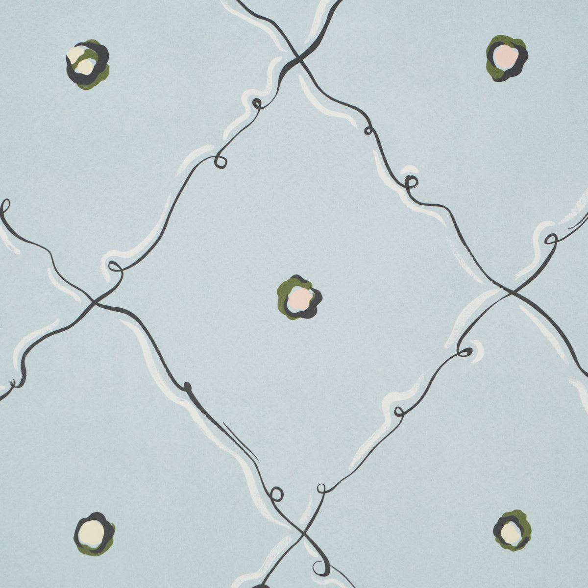 Colette Wallpaper in air color - pattern number 5017372 - by Schumacher in the Backdrop I collection