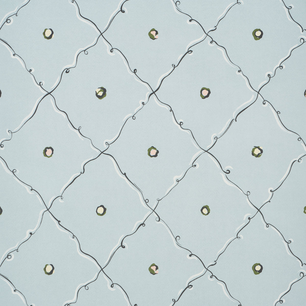 Colette Wallpaper in air color - pattern number 5017372 - by Schumacher in the Backdrop I collection