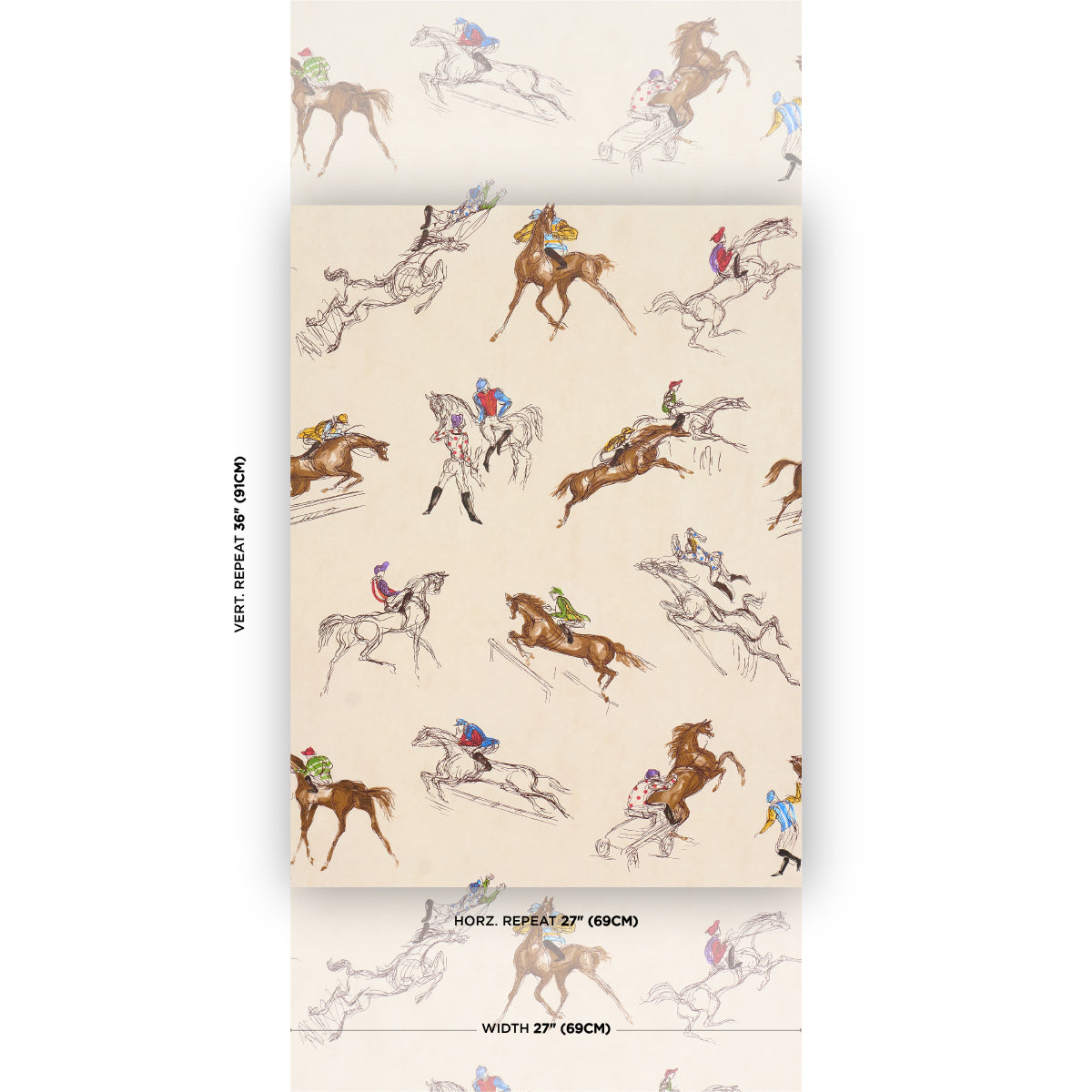Tanbark Multi Wallpaper in multi color - pattern number 5017400 - by Schumacher in the Backdrop I collection