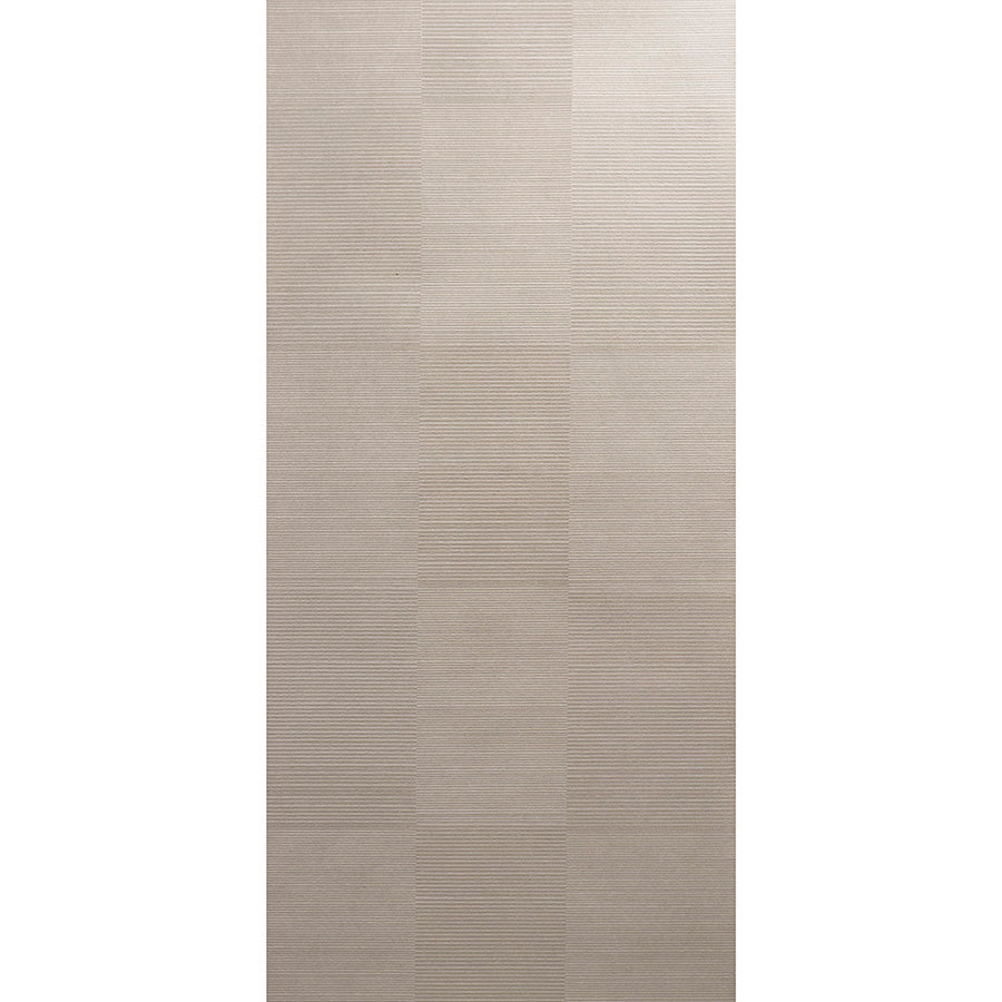 Quinton Offset Rib Wallpaper in platinum color - pattern number 5017410 - by Schumacher in the Patterson Flynn collection
