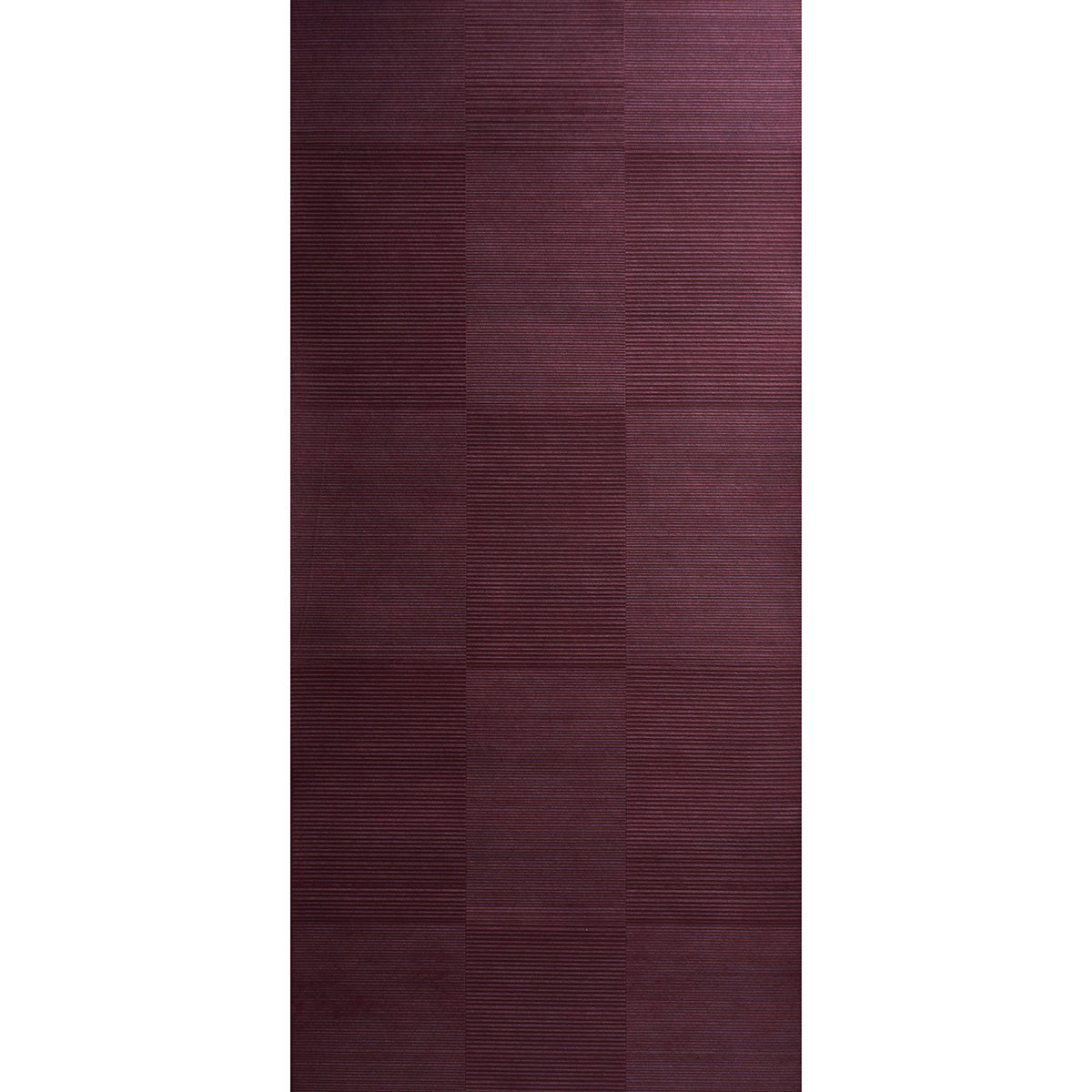 Quinton Offset Rib Wallpaper in oxblood color - pattern number 5017411 - by Schumacher in the Patterson Flynn collection