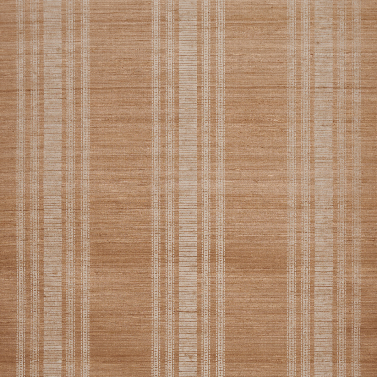 Cassia Silk Stripe Wallpaper in neutral color - pattern number 5017450 - by Schumacher in the Patterson Flynn collection