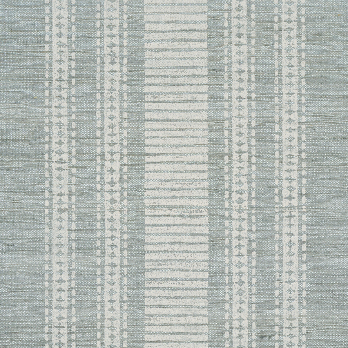Cassia Silk Stripe Wallpaper in sky color - pattern number 5017452 - by Schumacher in the Patterson Flynn collection