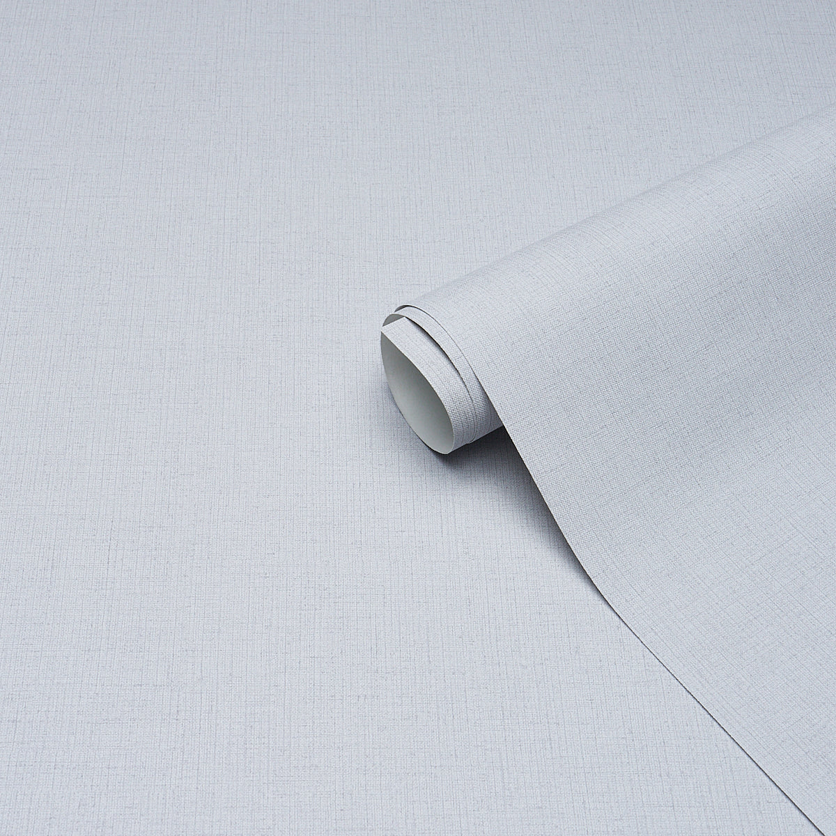Banbridge Linen Vinyl Wallpaper in chambray color - pattern number 5017494 - by Schumacher in the Schumacher Utility collection