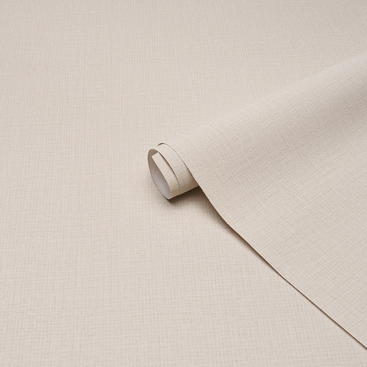 Campagne Linen Vinyl Wallpaper in alabaster color - pattern number 5017520 - by Schumacher in the Schumacher Utility collection