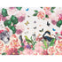 Flores Paradisi 4 Panel Set Wallpaper in rose and peony color - pattern number 5017560 - by Schumacher in the Katie Lydon collection