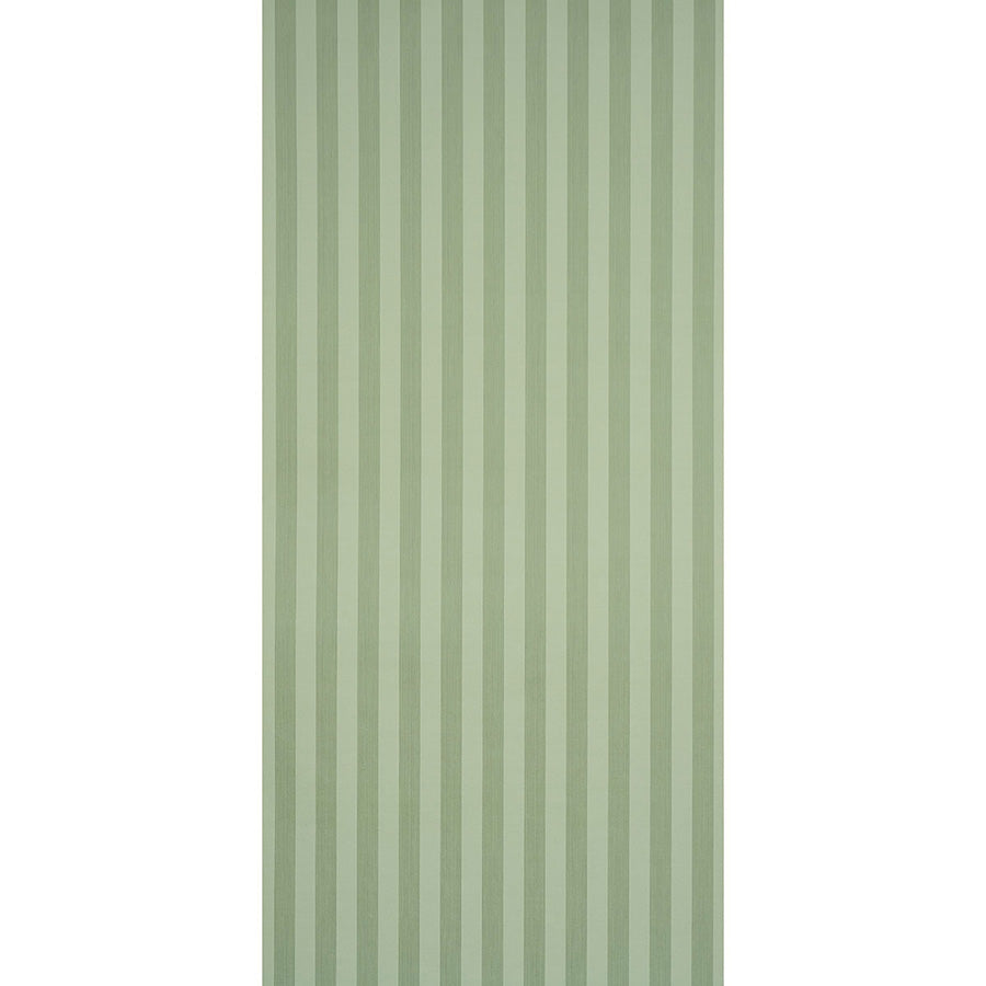 Edwin Stripe Medium Wallpaper in sage color - pattern number 5017640 - by Schumacher in the Atelier Paris collection