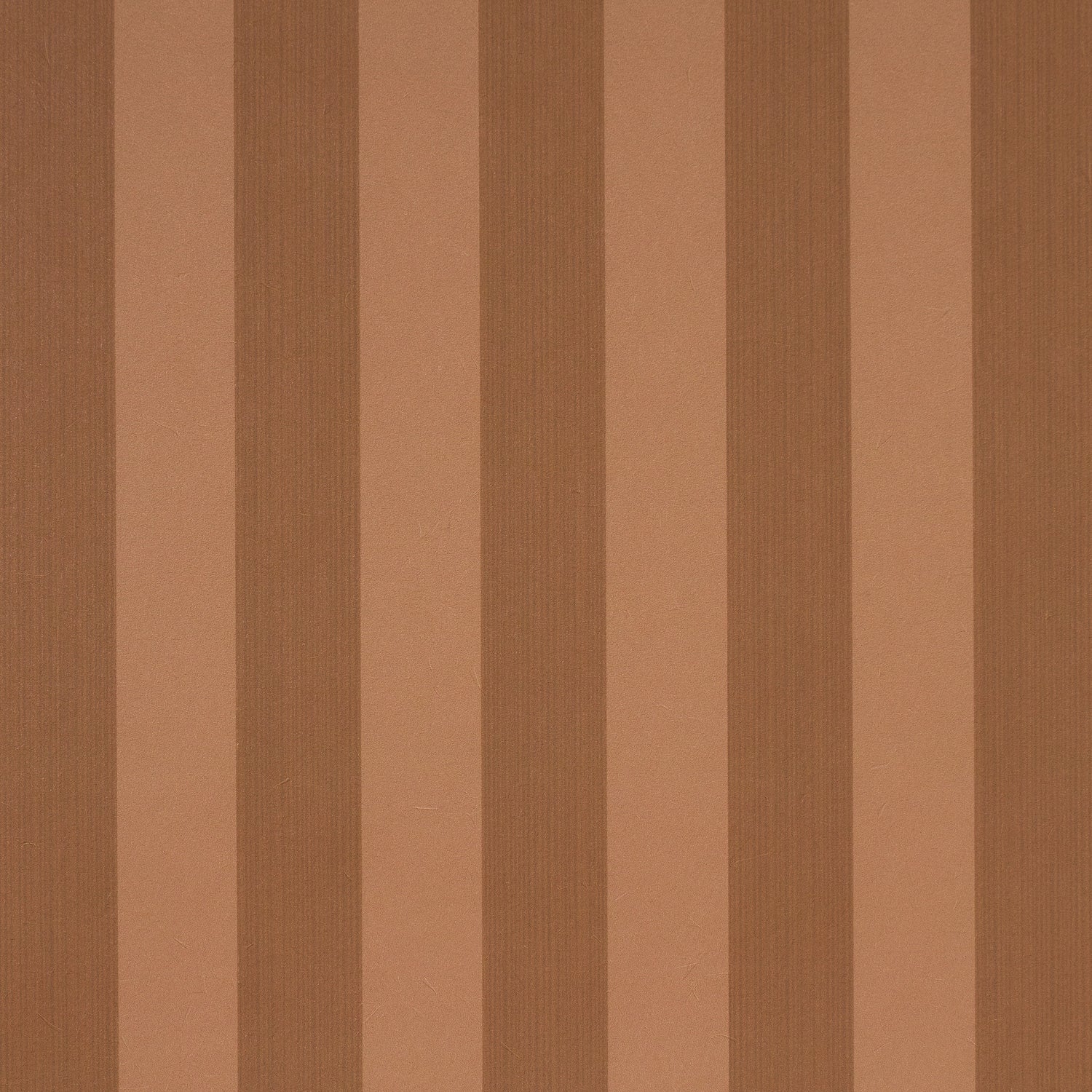 Edwin Stripe Medium Wallpaper in terracotta color - pattern number 5017641 - by Schumacher in the Atelier Paris collection