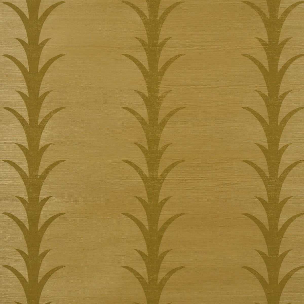 Acanthus Stripe Sisal Wallpaper in celery color - pattern number 5017650 - by Schumacher in the Atelier Paris collection