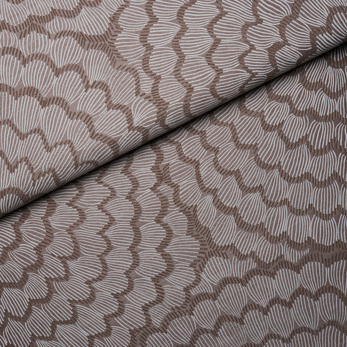 Feather Bloom Sisal Wallpaper in Haze color - pattern number 5017710 - by Schumacher in the Perennial Favorites collection