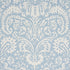 Suffolk Damask Wallpaper in blue color - pattern number 5017721 - by Schumacher in the Veere Grenney collection