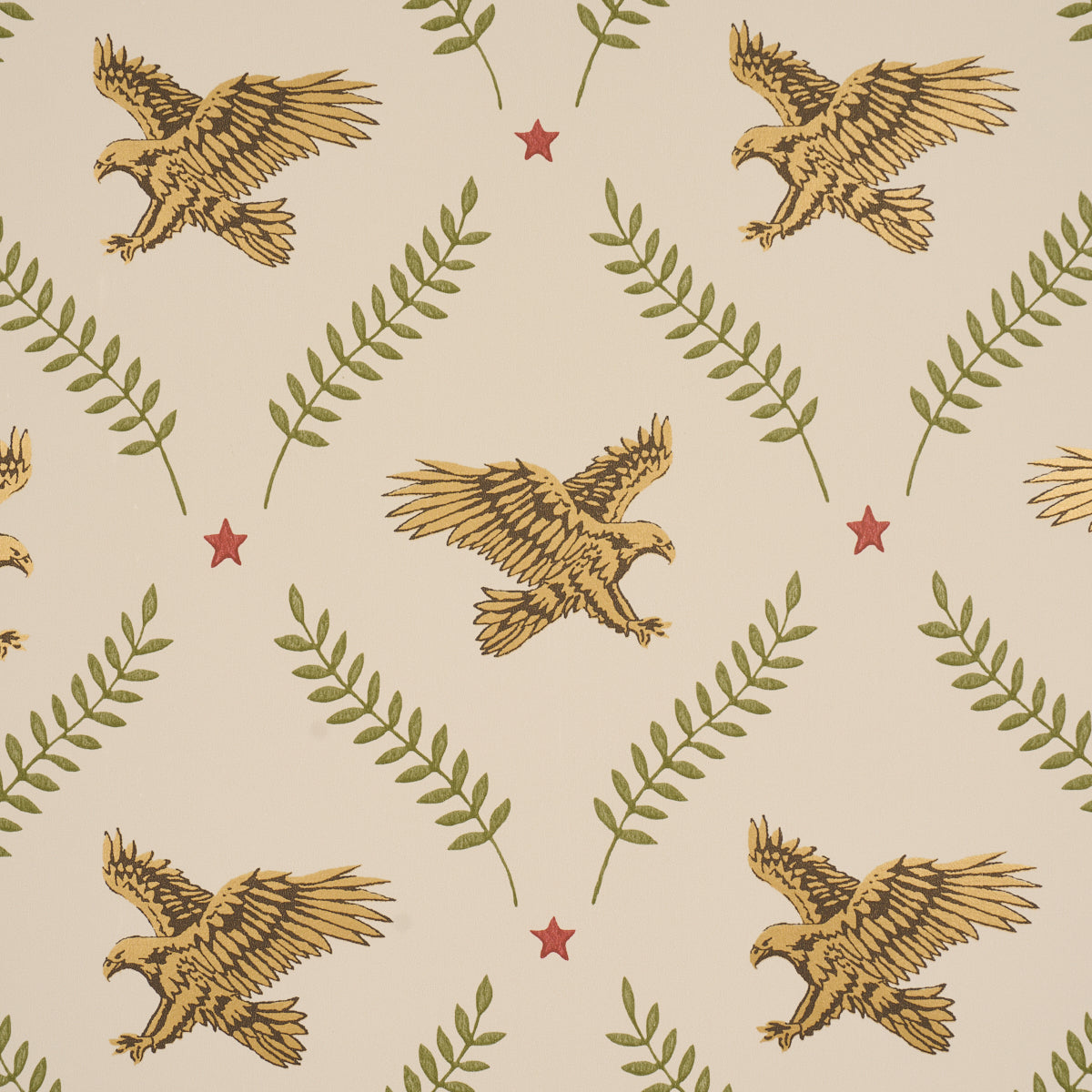 Lolaire Wallpaper in ivory color - pattern number 5017740 - by Schumacher in the A Country Life collection