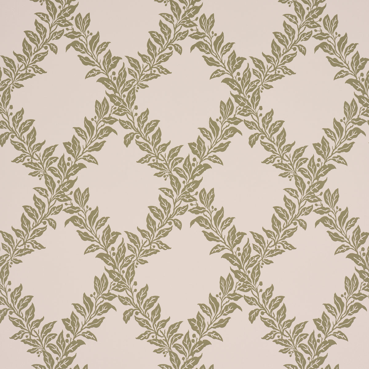 Tyninghame Trellis Wallpaper in sage color - pattern number 5017750 - by Schumacher in the A Country Life collection