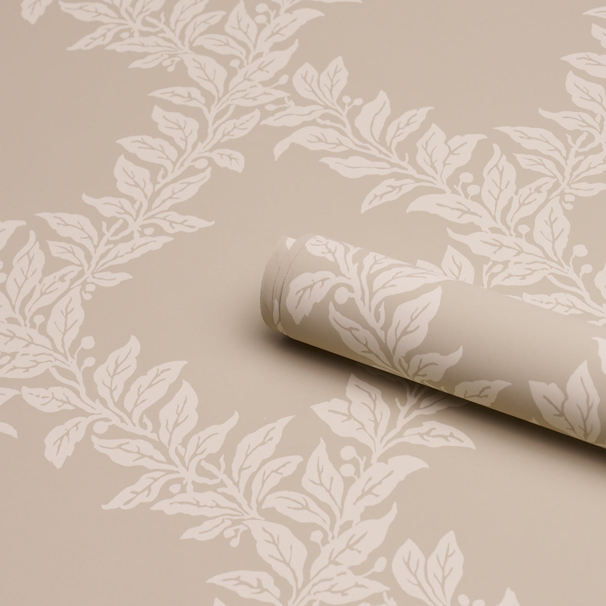 Tyninghame Trellis Wallpaper in neutral color - pattern number 5017751 - by Schumacher in the A Country Life collection