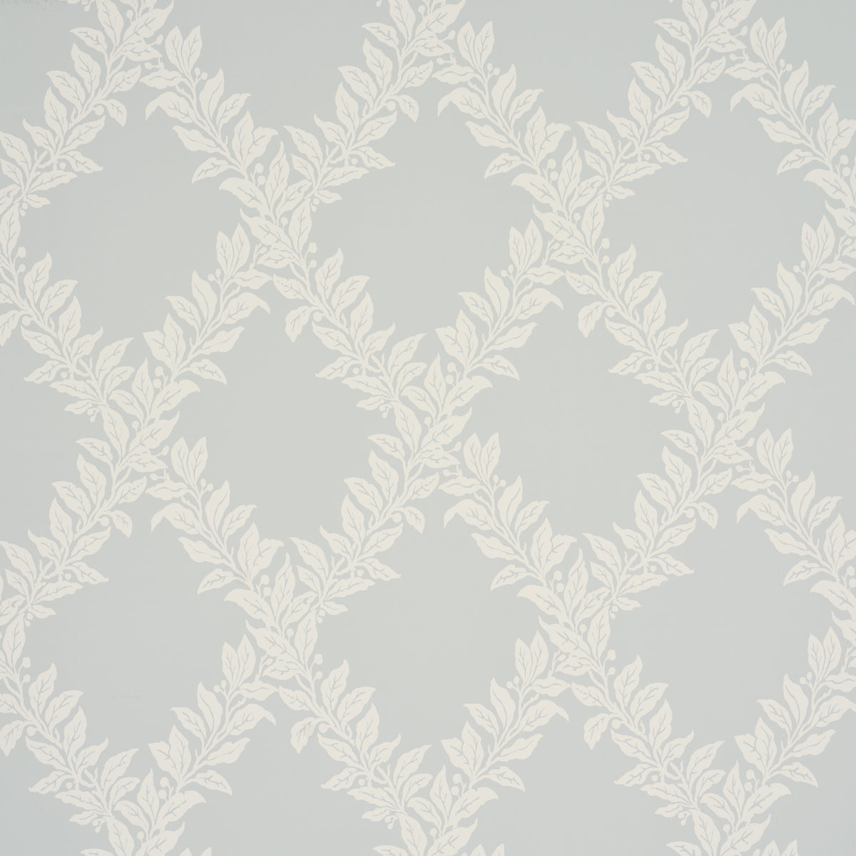 Tyninghame Trellis Wallpaper in sky color - pattern number 5017752 - by Schumacher in the A Country Life collection