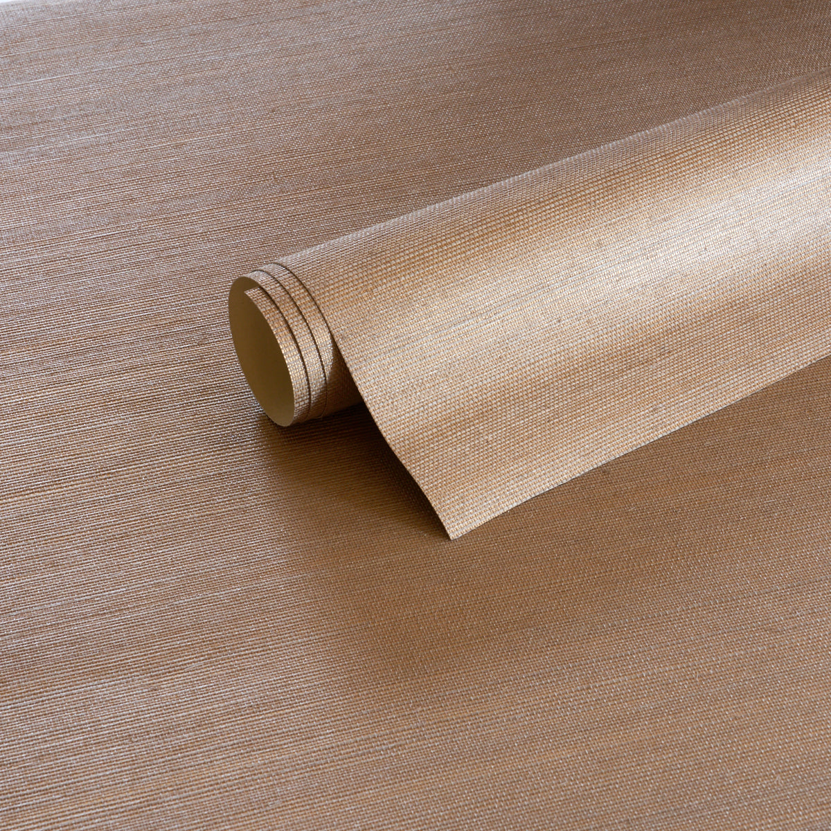 Hemp Shimmer Wallpaper in Taupe Shimmer color - pattern number 5017771 - by Schumacher in the Perfect Basics Textured Wallcovering collection